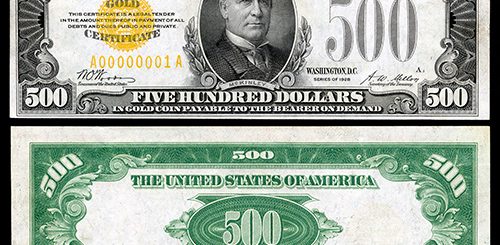 1928 FRN St. Louis $500 Note
