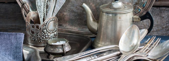 Antique silverware