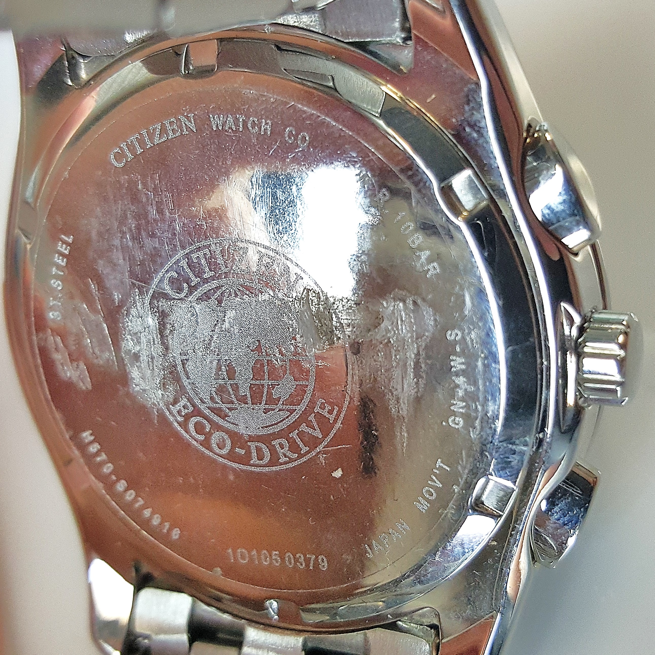 Citizen Eco Drive Chronograph WR 100 Watch GN 4W S eBay