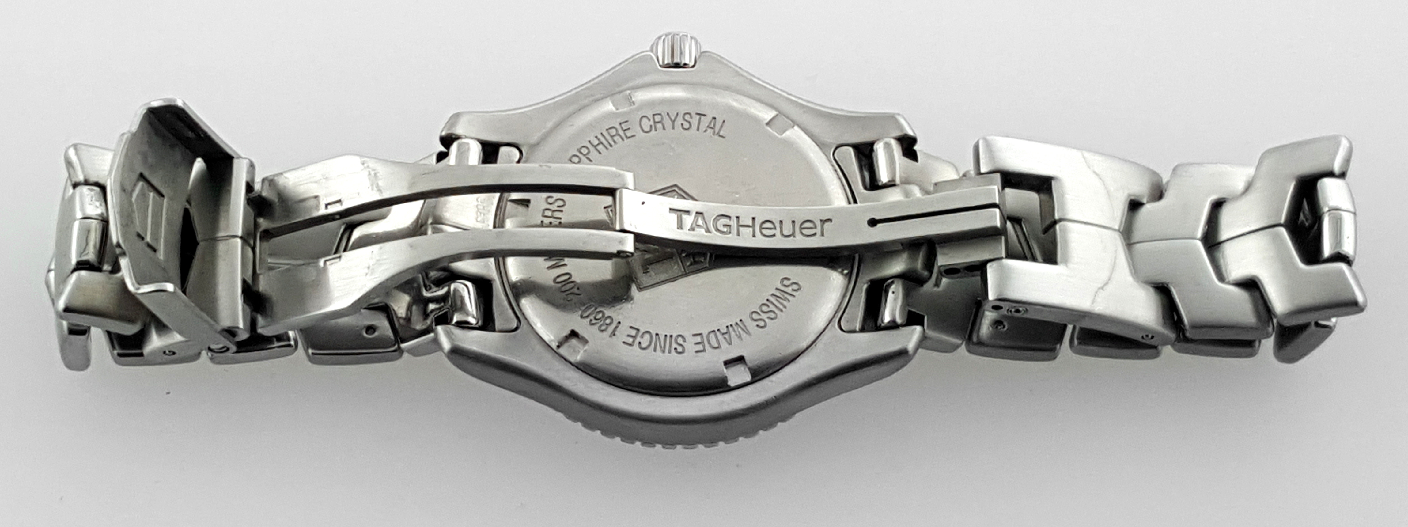 tag heuer link diamond bezel mens