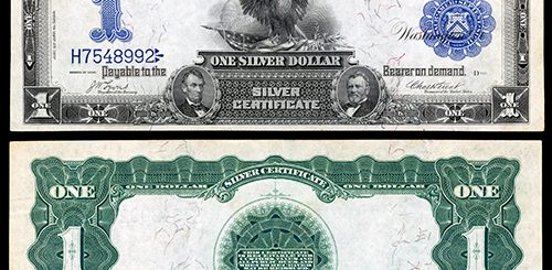 1899 Black Eagle Silver Certificate