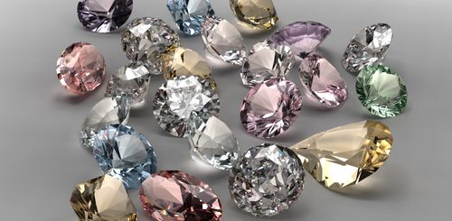 colored diamonds