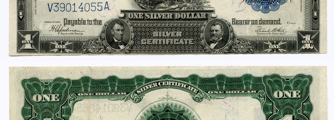 Series Of 1899 Black Eagle Silver Certificate