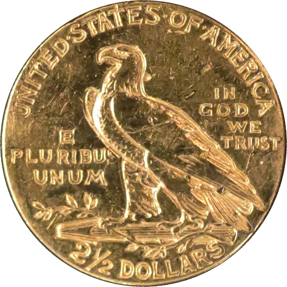 Random Year $2.50 Indian Head Quarter Eagle Gold XF 1908-1929