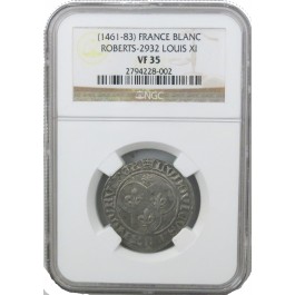 1461-83 France Blanc Roberts-2932 Louis XI NGC VF35
