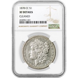 1878 CC Carson City $1 Morgan Silver Dollar NGC XF Details Cleaned Key Date #21