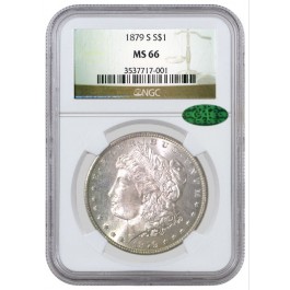 1879 S $1 Morgan Silver Dollar NGC MS66 CAC