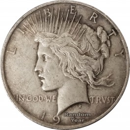 Random Year 1922-1926 $1 Peace Silver Dollar Average Circulated