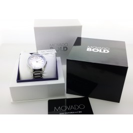 NEW Mens Movado Bold  3600196 39mm Gold Roman Numerals