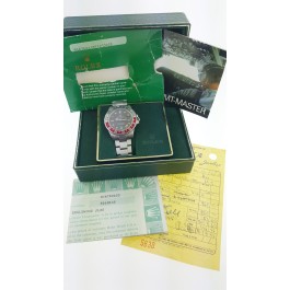 Vintage 1984 Rolex GMT II Coke Fat Lady RARE R16760 Box Papers Patina