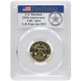 2015 W $5 Gold U.S. Marshals Service 225th Anniversary PCGS PR69 DCAM