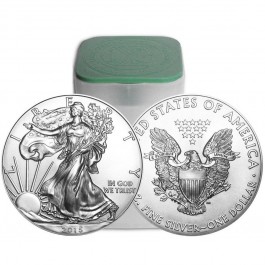 1 Roll - 2015 1oz American Silver Eagle (20 pieces)