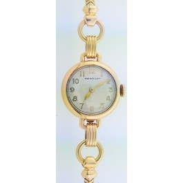  1942 14k Gold Tiffany & Co. IWC SHAFFHAUSEN Deco Ladies watch