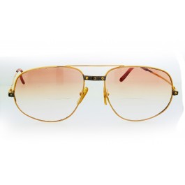1983 Vintage Cartier Santos Vendome Gold Filled Glasses Frame