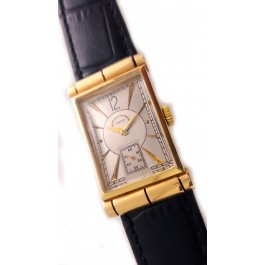  Rare Vintage Mens SCROLL Lugs Tank Vacheron & Constantine 14k Yellow Gold  Dress Watch