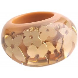 Nude Cream Louis Vuitton  Logos Inclusion  Plastic Ring Box and Pouch