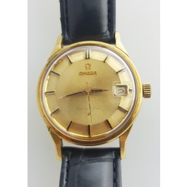 1964 Solid 18k Gold Omega Constellation Pie Pan Dial Watch 561