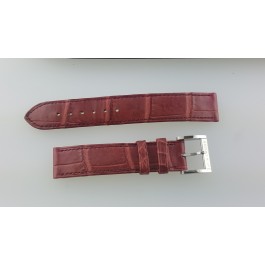 New Bedat 16mm Muave Red  Pink Crocodile Leather strap and Original Tang