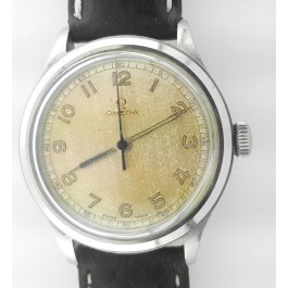 Vintage WWII 1940's Omega 30T2SC 35mm Steel Manual Watch Original Dial 2179