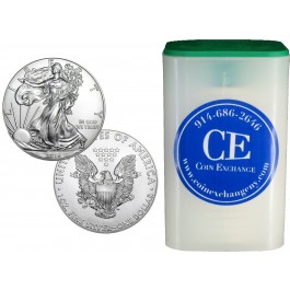 1 Roll - 2016 Silver American Eagle 1 oz .999 Fine