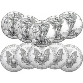 Lot of 10 - 2016 Silver American Eagle 1 oz .999 Fine
