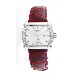 Phillipe Charriol Diamond Actor Stainless Steel Watch Date Quartz Coin Exchange NY