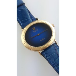 Rolex cellini hotsell blue face