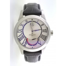 Stainless Steel Perrelet Power Reserve Date Automatic A1004 Watch