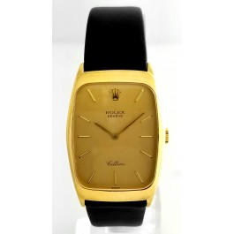 Rolex Cellini 18k Yellow Gold  Manual Tonneau  Dress Watch 4136