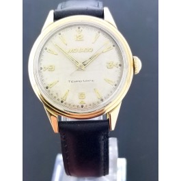 Movado Tempomatic Cal 221 32.75mm Gold Cap Stainless Steel Bumper Movement Watch