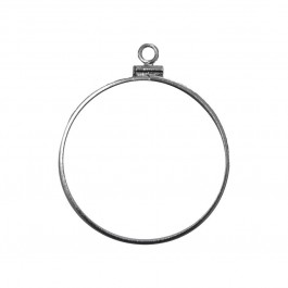 Sterling Silver 40.6 mm Coin Bezel Frame Mount for Silver Eagle Dollar Coin