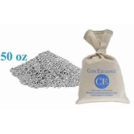 50 Troy oz Silver .999 Fine Poured Shot Make your own Bullion Jewelry Ingot