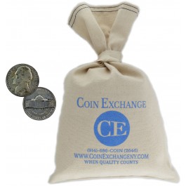 $50 Face Value Bag 35% Silver Jefferson War Nickels Full Dates