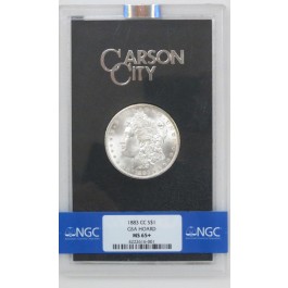 1883 CC $1 Morgan Silver Dollar NGC MS65+ GSA Hoard #001