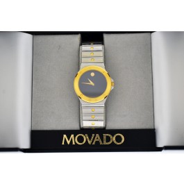 Movado Museum Sport 34mm Two Tone Stainless Steel Quartz Watch 81.65.877.02