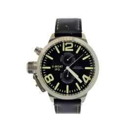 U-BOAT IFO Left Hook Chronograph LE 52mm Stainless Steel Quartz Watch B53-08