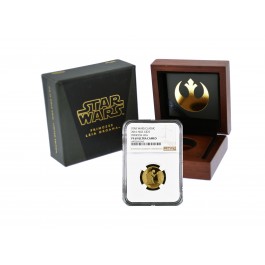 2016 $25 Niue Proof Star Wars Princess Leia 1/4 oz .9999 Gold NGC PF69 UC OGP