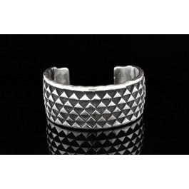 Emerson Bill Navajo Oxidized 925 Sterling Silver Cuff Bracelet 7.25" 156 Grams