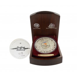 2000 P $30 AUD 1 Kilo .999 Silver Australian Perth Colorized Sydney Olympics OGP