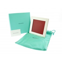 Tiffany & Co 925 Sterling Silver Square Picture Frame 5"x5" Box & Pouch