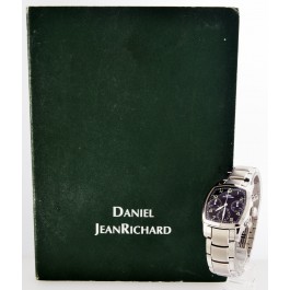 Daniel Jeanrichard 25006 TV Screen Chrono Stainless Black Dial Automatic Watch