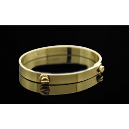 1976 Charles Revson Aldo Cipullo Gold Electroplated Friendship Bracelet 6.25 Coin Exchange NY