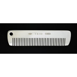 Tiffany & Co 1837 925 Sterling Silver Baby Comb NO MONOGRAM OR TASSEL