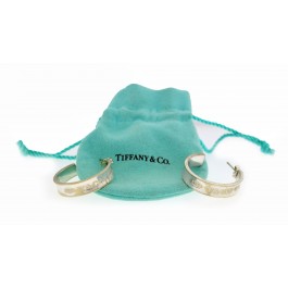 Vintage 1997 Tiffany & Co 1837 925 Sterling Silver 30mm Hoop Earrings