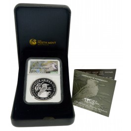 2015 P25 $1 AUD Australian Kookaburra 25th Anniversary Berlin Show NGC PF70 UC 