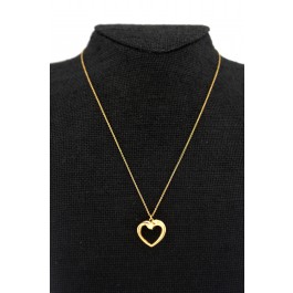 Tiffany & Co Paloma Picasso 18k Yellow Gold Tenderness Heart Necklace 16" 