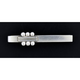 Vintage Georg Jensen Denmark Pattern # 61 925 Sterling Silver Tie Bar Clip Slide