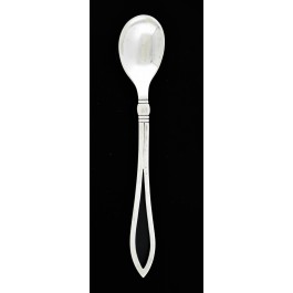 Antique 1909-1914 Georg Jensen Sterling Silver Baby Infant Feeding Spoon 5 3/8"