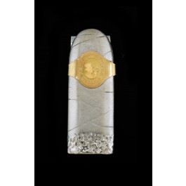 Dolan Bullock 14k Yellow Gold Sterling Silver Cigar Shaped Money Clip