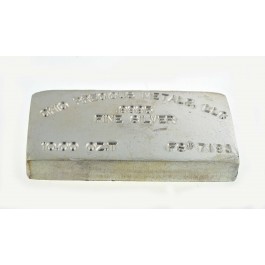 VIntage Ohio Precious Metals OPM 10 oz .9995 Fine Silver Bar Ingot FS#7183